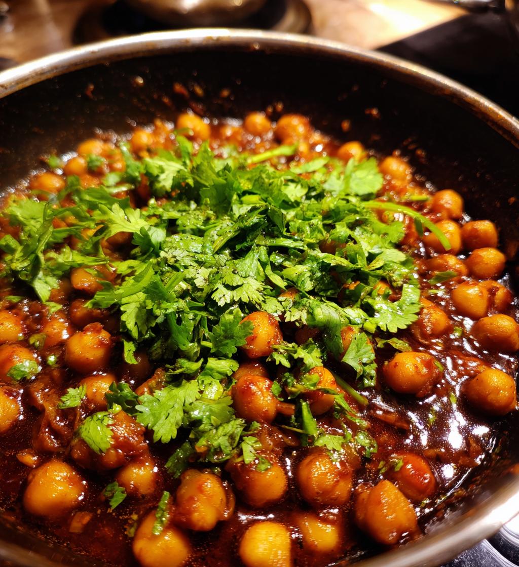 Pakistani Chana Masala Curry - detail 1