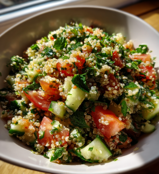Quinoa Tabbouleh Salad - detail 1
