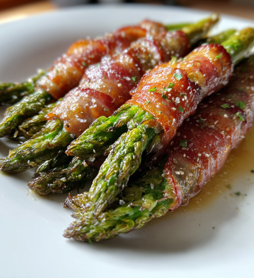Roasted Asparagus Wrapped with Turkey - detail 1