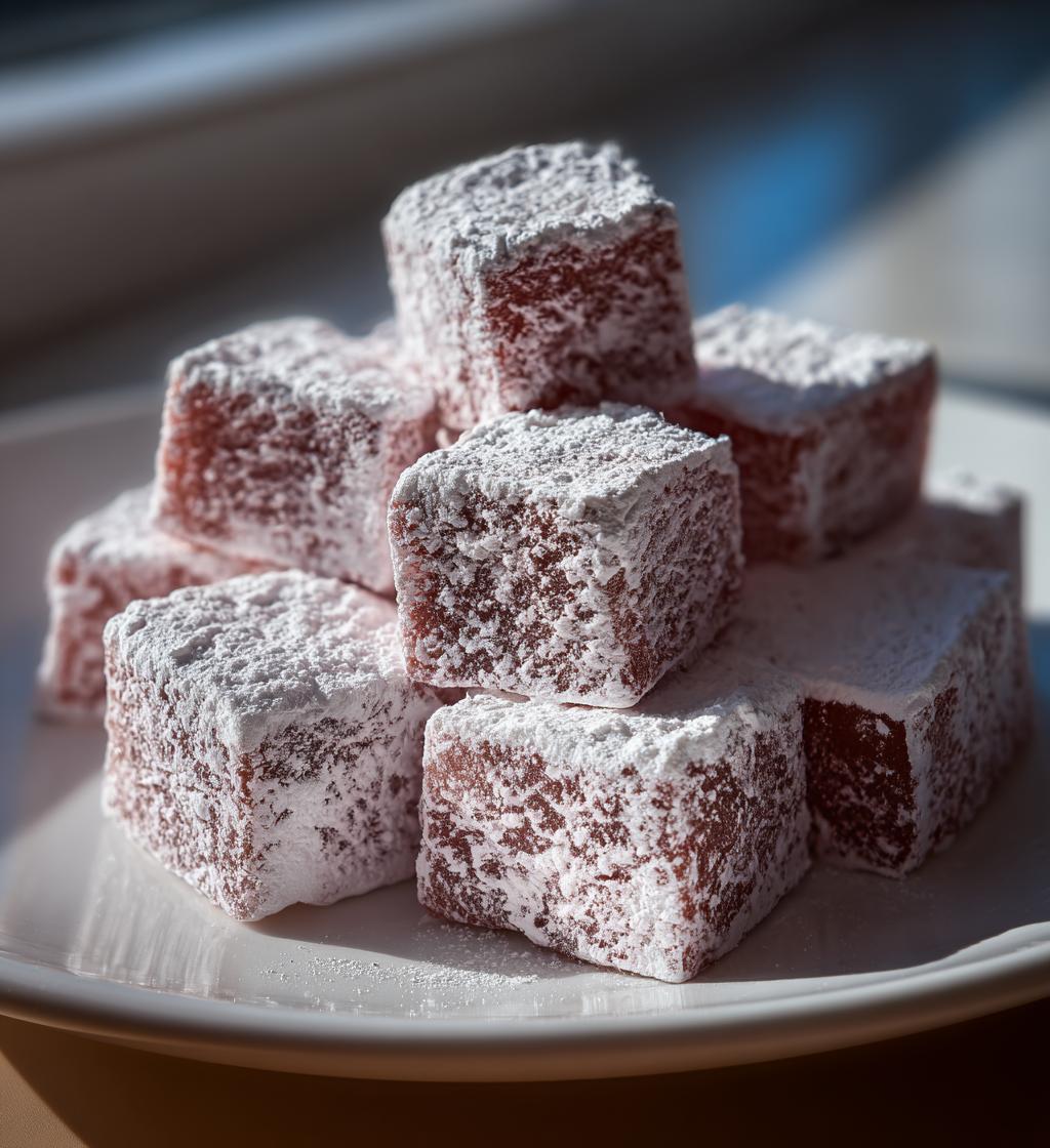 Rose Chocolate Turkish Delight - detail 1