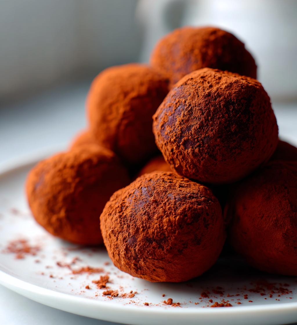 Saffron Chocolate Truffles - detail 1