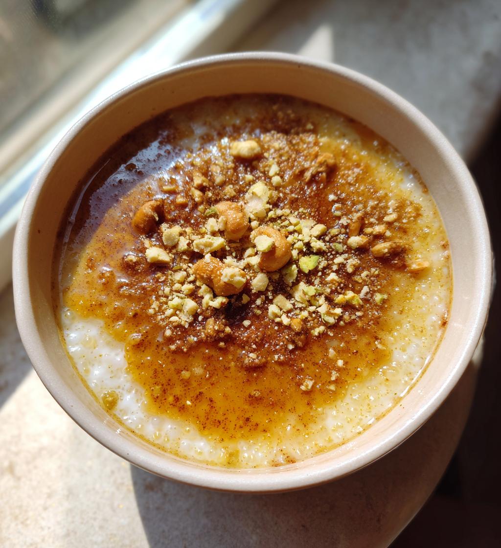 Sago Pudding with Cardamom & Cashews - detail 1