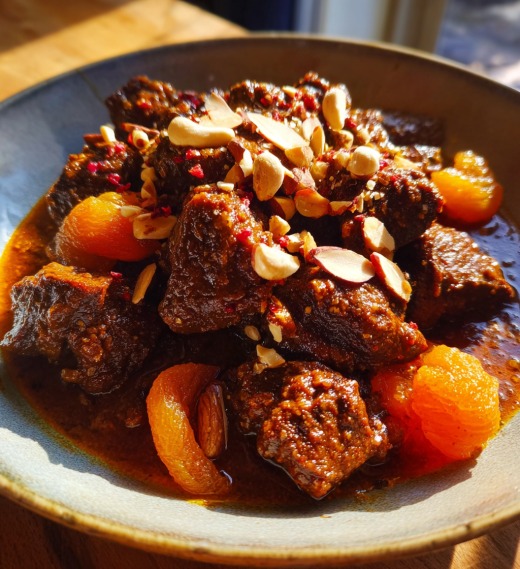 Sweet and Spicy Moroccan Beef Tagine - detail 1