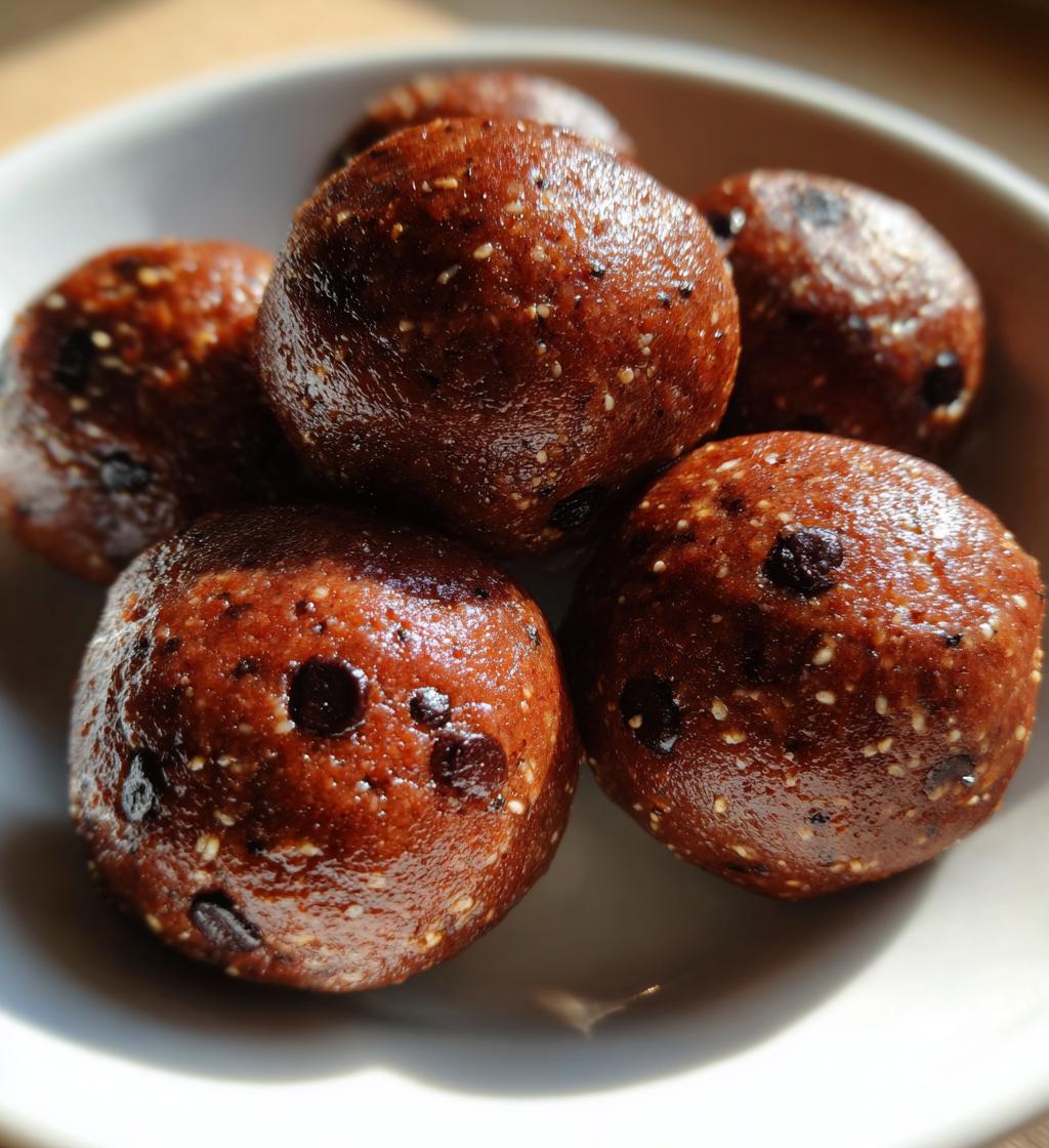 Tahini Chocolate Protein Balls - detail 1