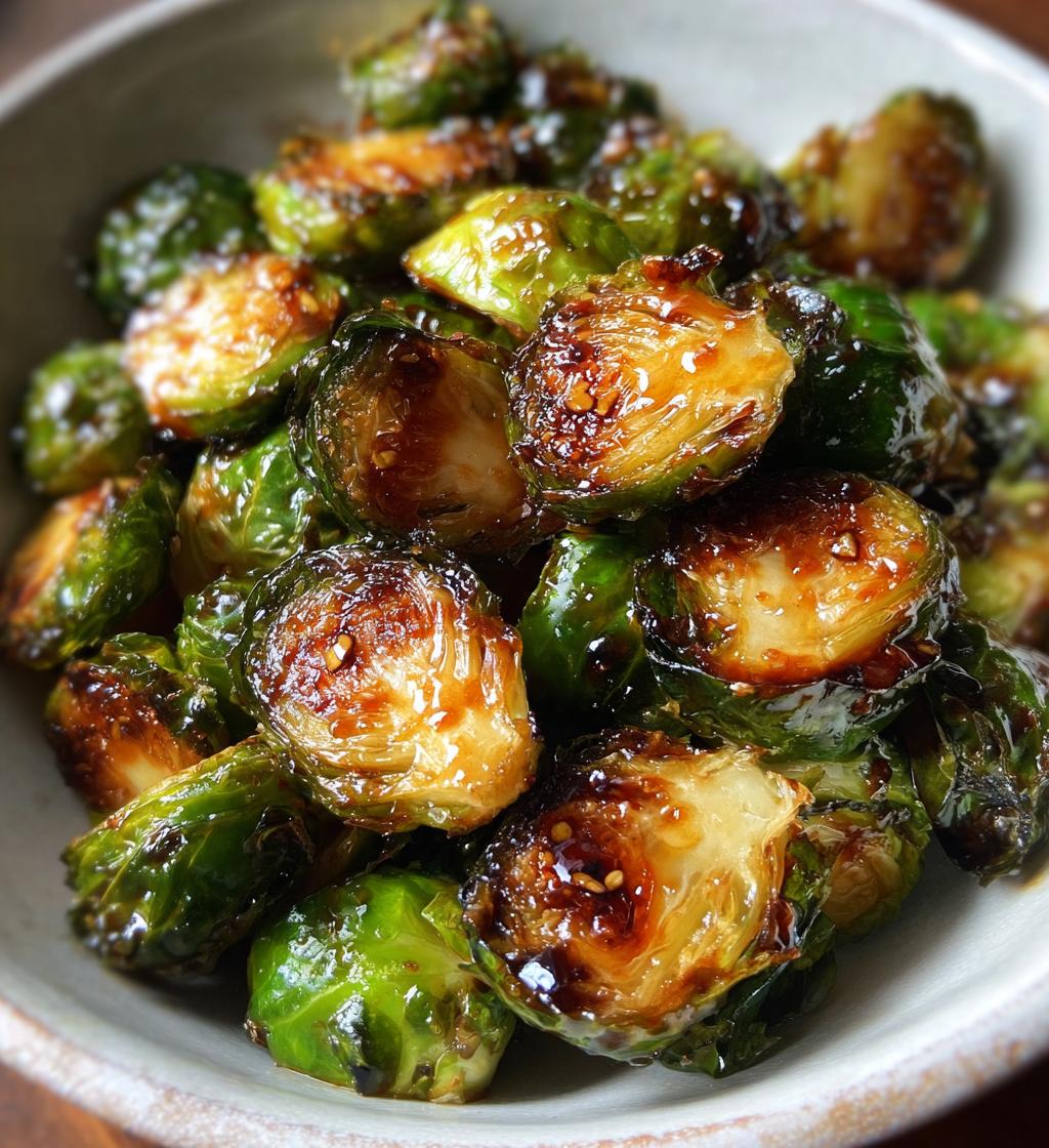 Tangy Balsamic Roasted Brussels Sprouts - detail 1