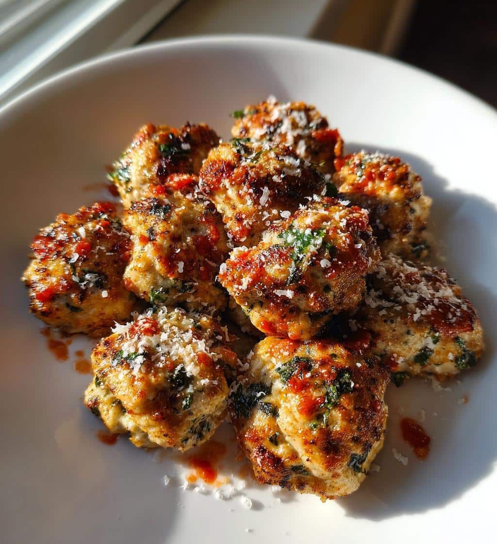 Tuscan Spinach Turkey Meatballs - detail 1
