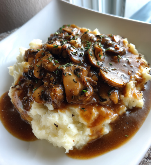 Vegan Mushroom Gravy - detail 1