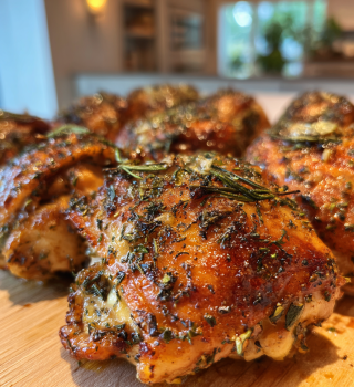 Viral Garlic Herb Chicken Thighs - detail 1