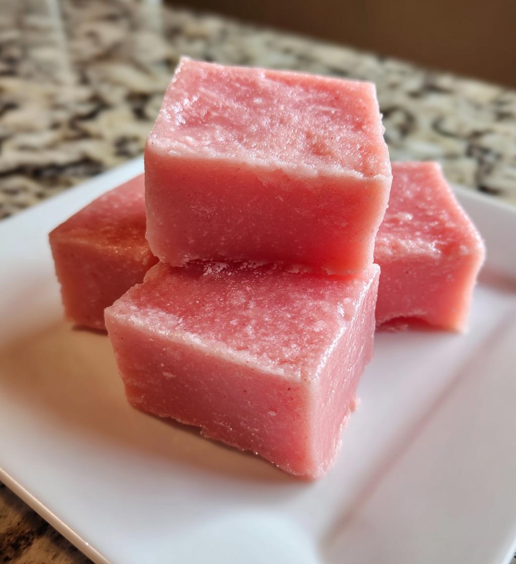 2 Ingredient Strawberry Fudge - detail 1
