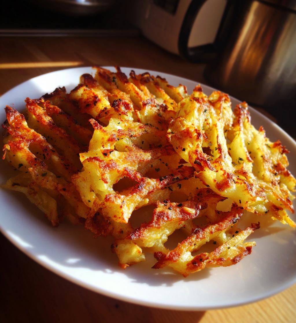 Accordion Potatoes (Air-fried lattice cut) - detail 1