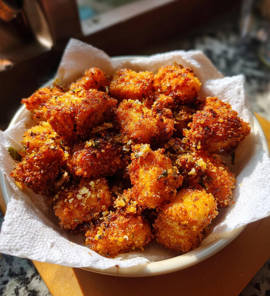 Air-Fryer Paneer Popcorn - detail 1