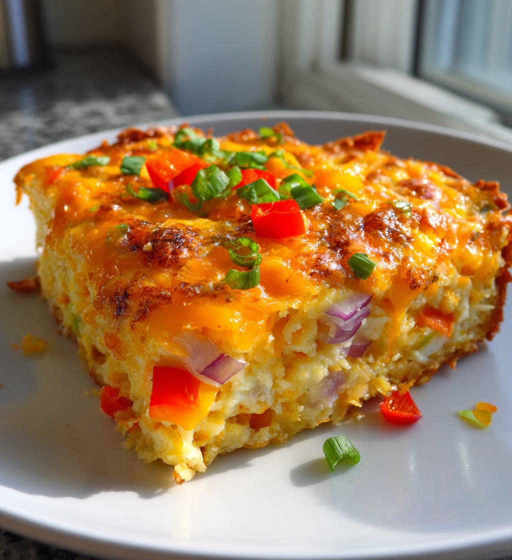 Cheesy Hashbrown Egg Bake - detail 1