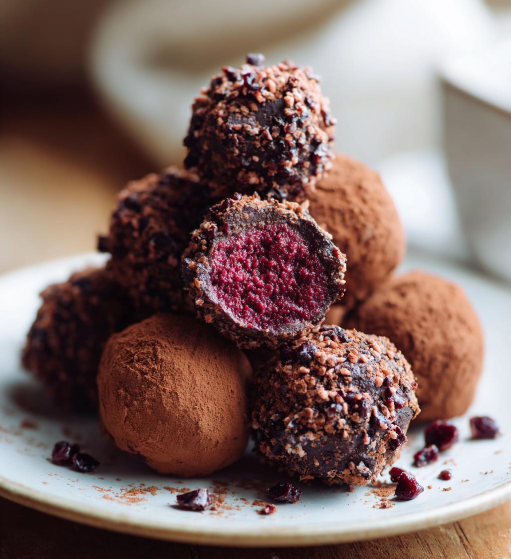 Cherry Mash Truffles - detail 1
