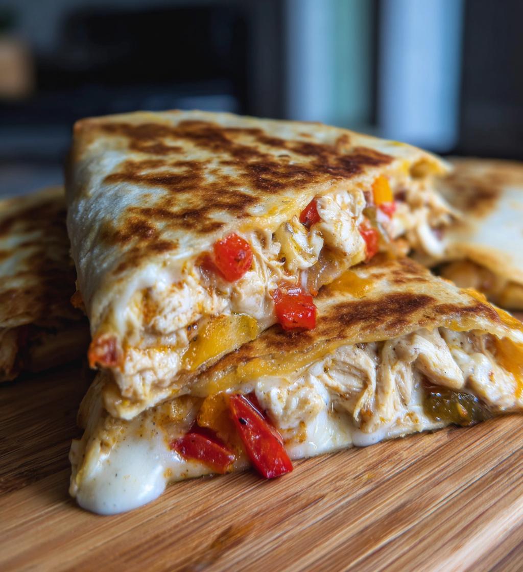 Chicken Quesadillas with Pepper Jack - detail 1