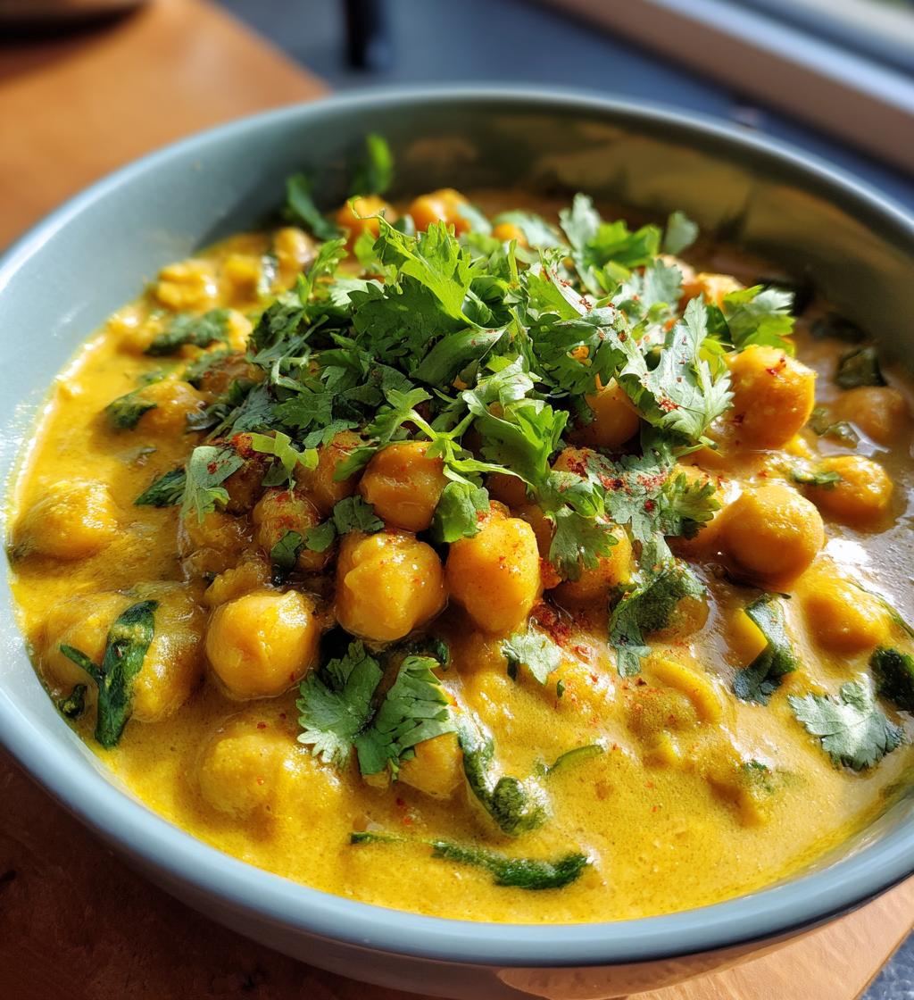 Chickpea Curry Coconut - detail 1