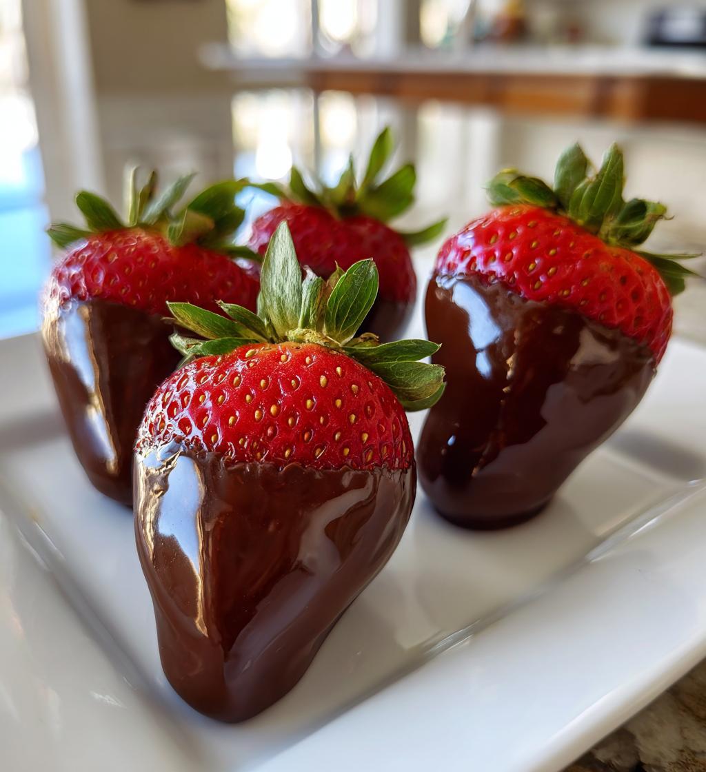 Chocolate Covered Cheesecake Strawberries - detail 1