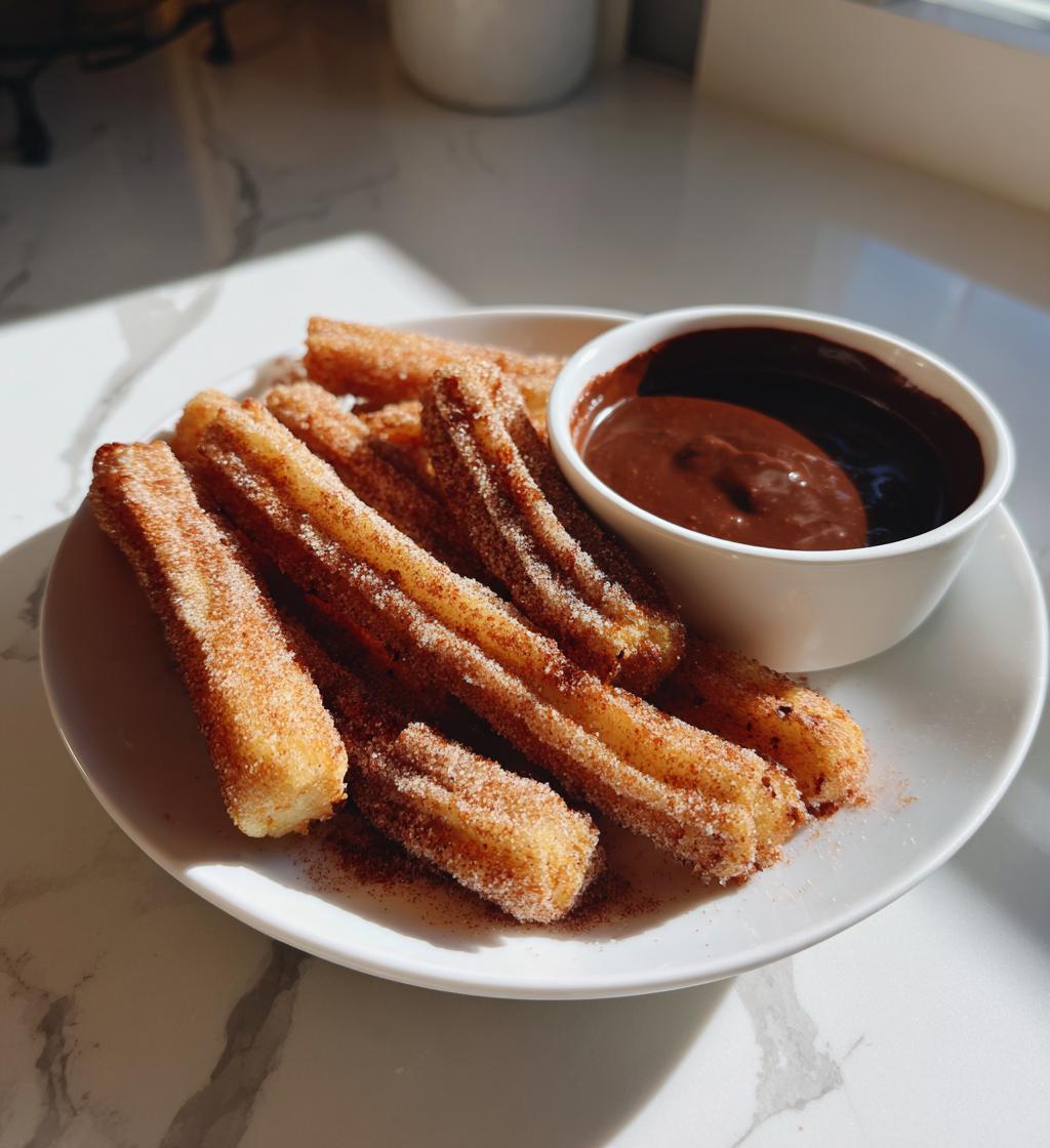 Churros with Spicy Chocolate Dip - detail 1