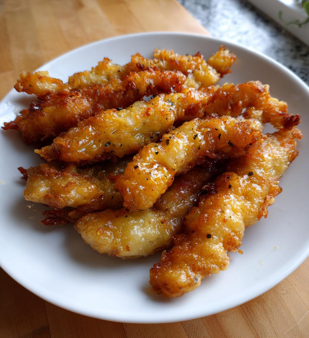 Crispy Enoki Mushrooms (Golden needle mushrooms) - detail 1