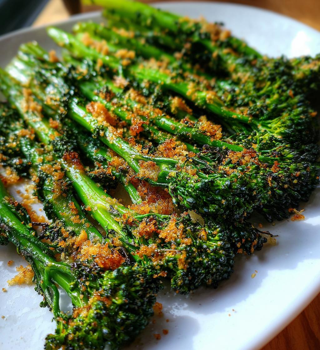 Crispy Parmesan Roasted Broccolini - detail 1