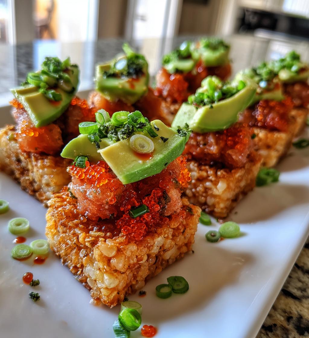 Crispy Rice & Spicy Tuna Bites - detail 1