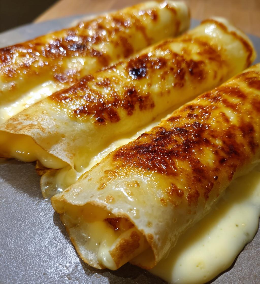 Crème Brûlée Stuffed Crepes - detail 1