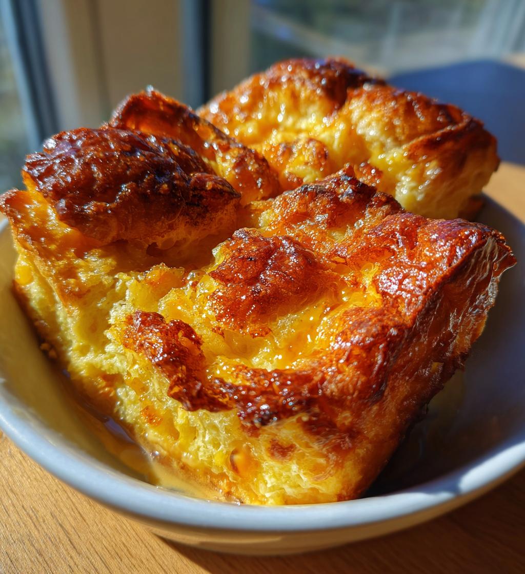 Croissant Bread Pudding with Salted Caramel - detail 1