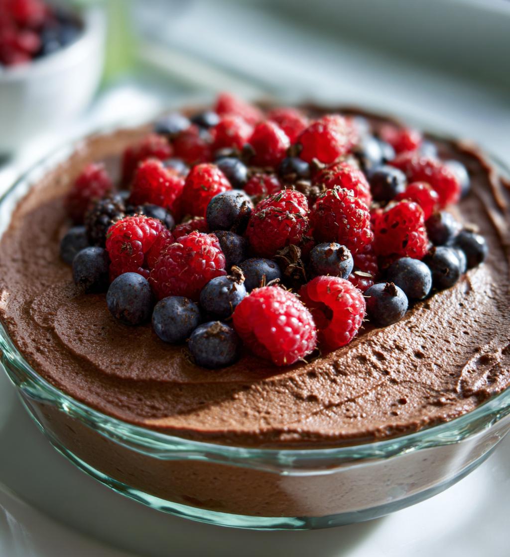 Dark Chocolate Avocado Mousse (Vegan/Healthy) - detail 1
