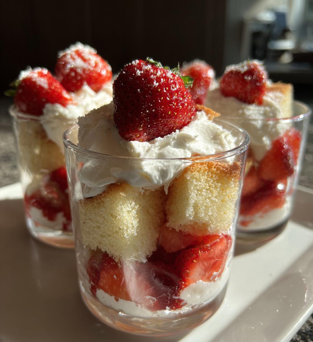 Easy Strawberry Shortcake Trifles - detail 1
