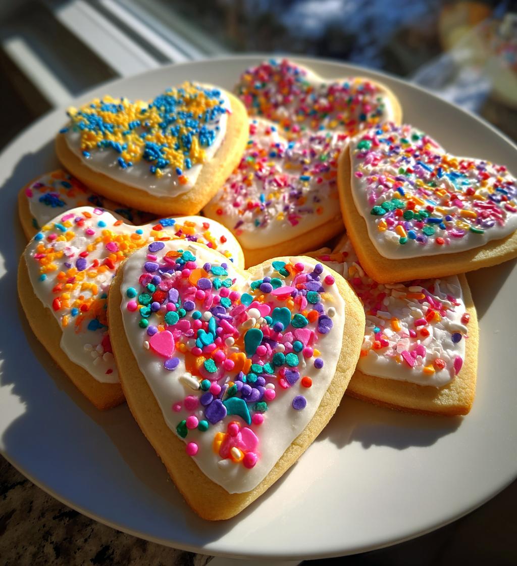 Frost Heart Cookies - detail 1