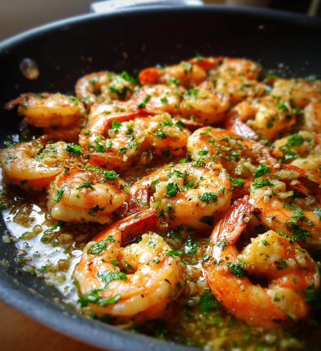 Garlic Butter Halal Shrimp Skillet - detail 1