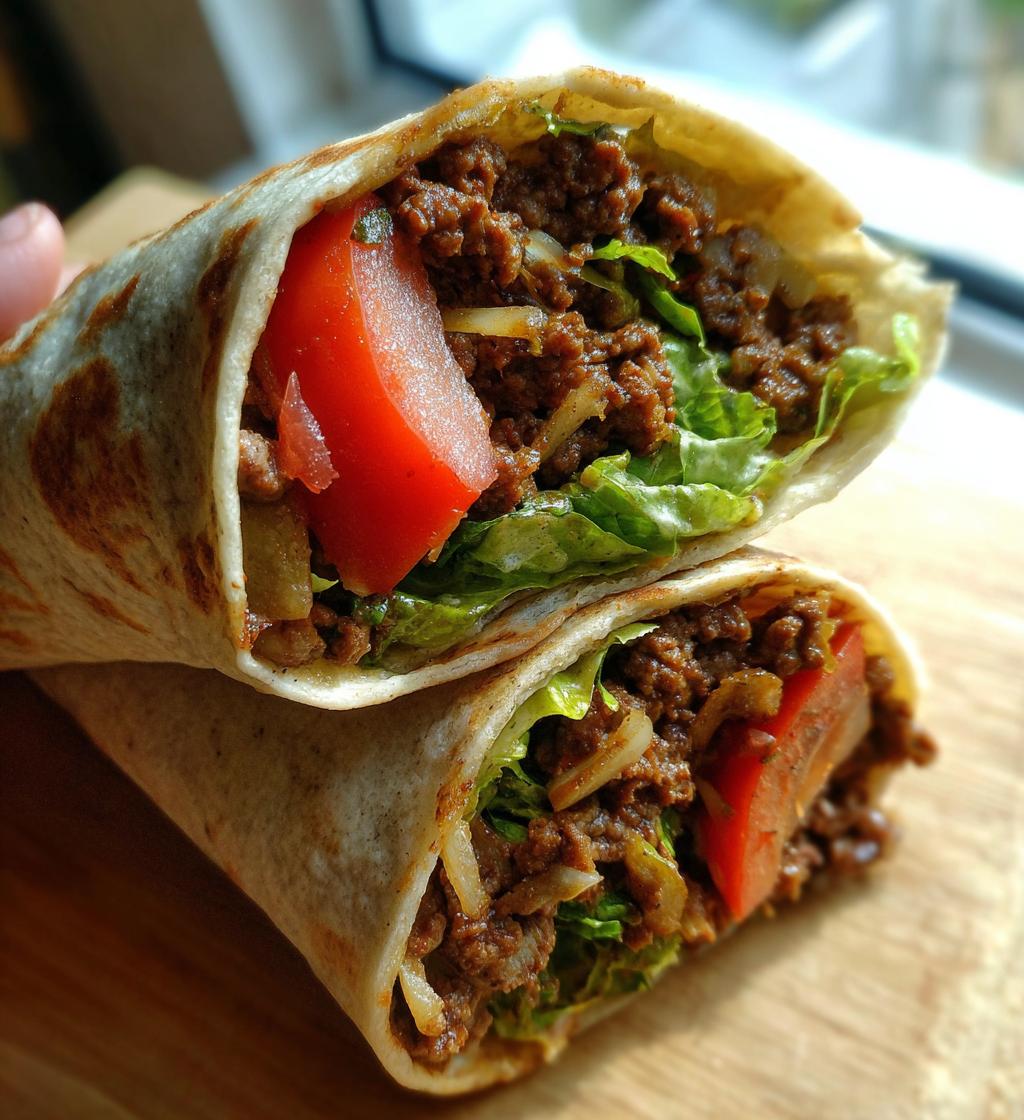 Halal Beef Roti Wrap - detail 1