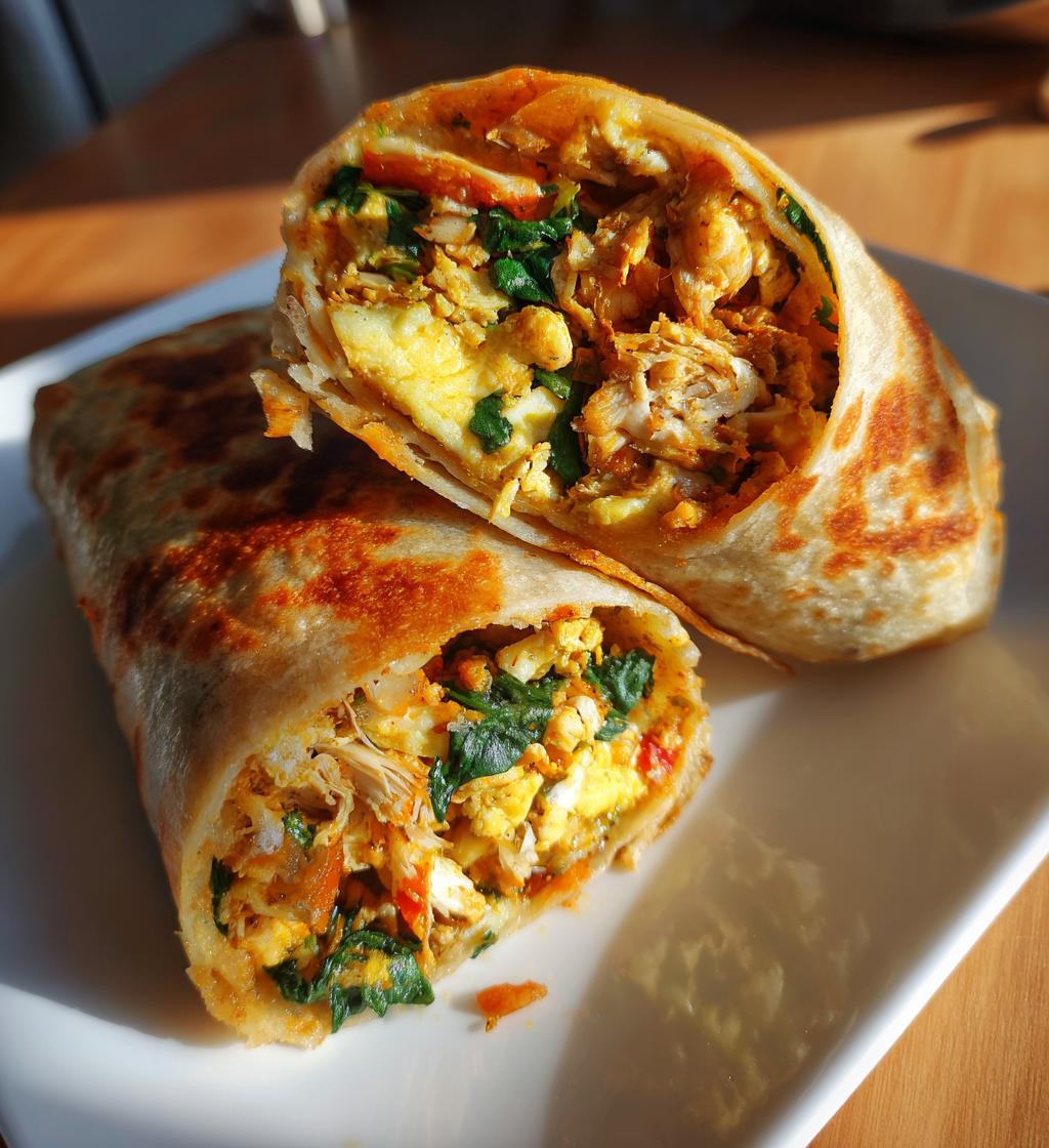 Halal Breakfast Paratha Roll - detail 1