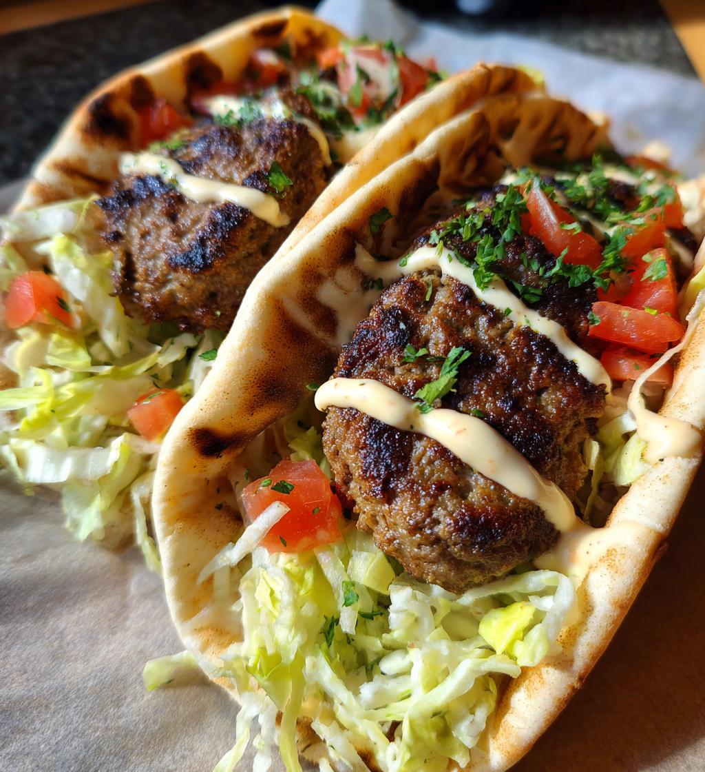 Halal Kofte Pita Pockets - detail 1