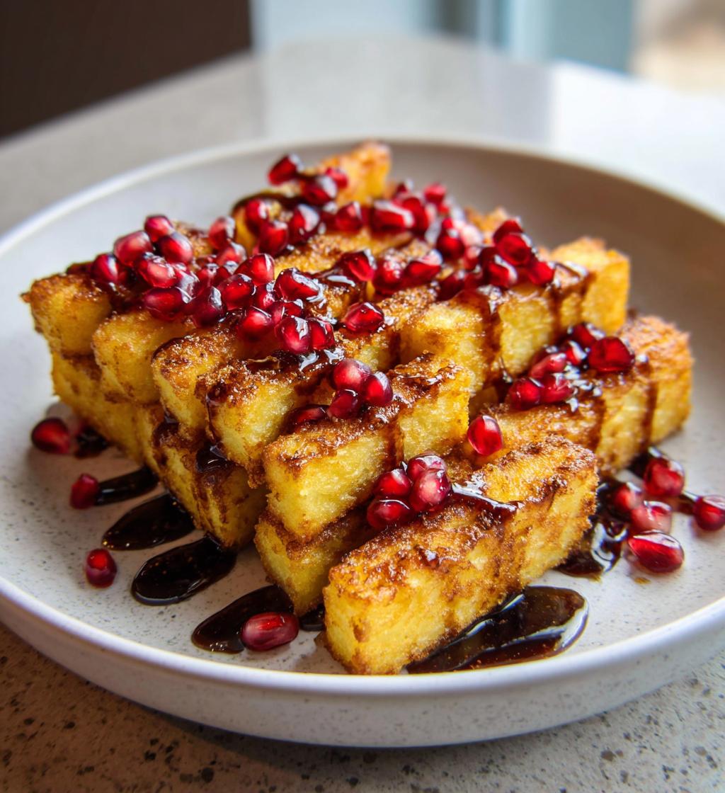 Halloumi Fries with Pomegranate Molasses - detail 1