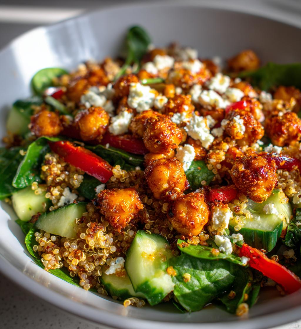 Harissa Chickpea Grain Bowl - detail 1