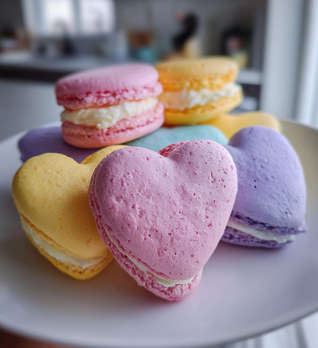 Heart Shaped Macarons - detail 1