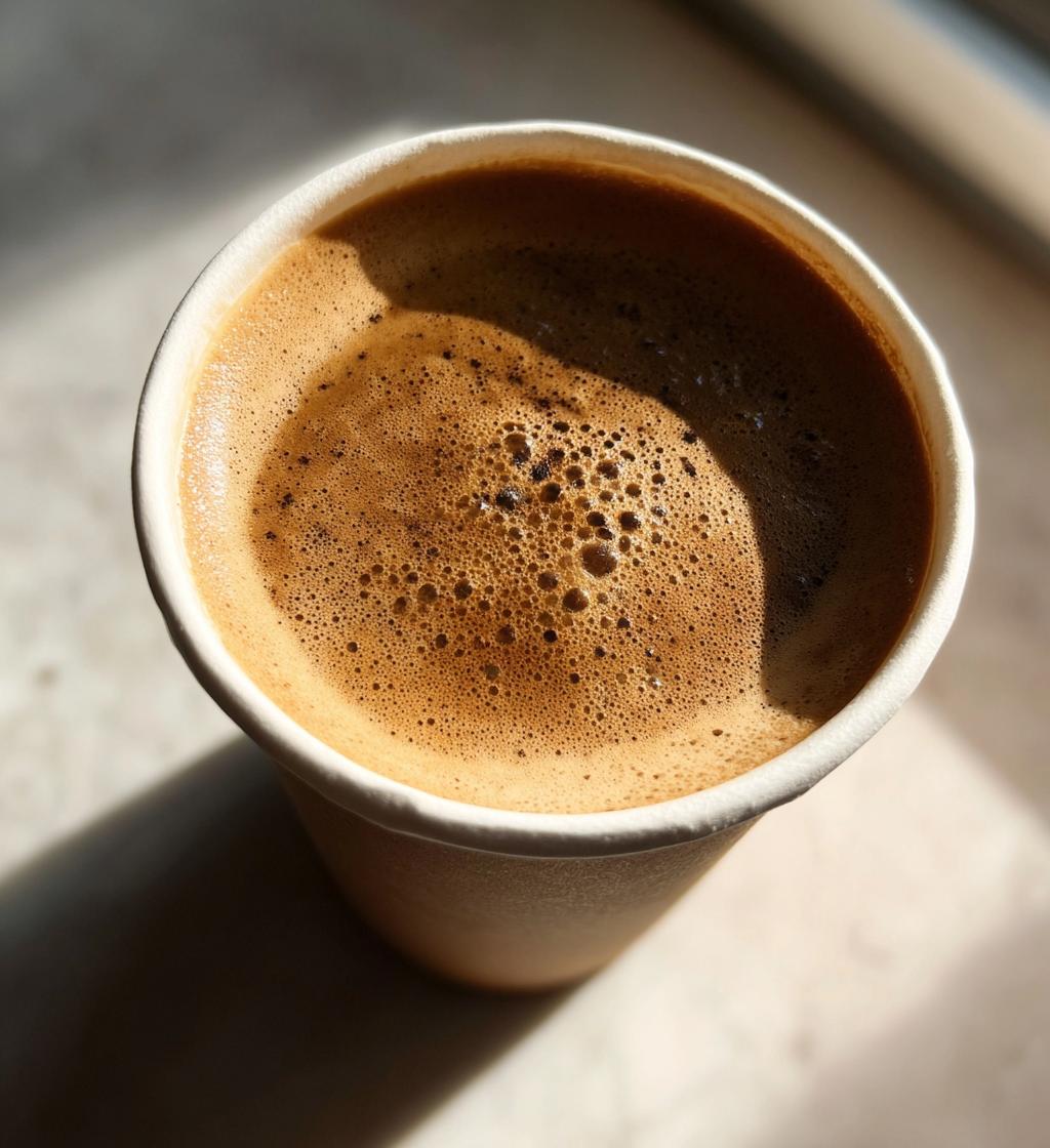 Hojicha Latte (Roasted Green Tea) - detail 1