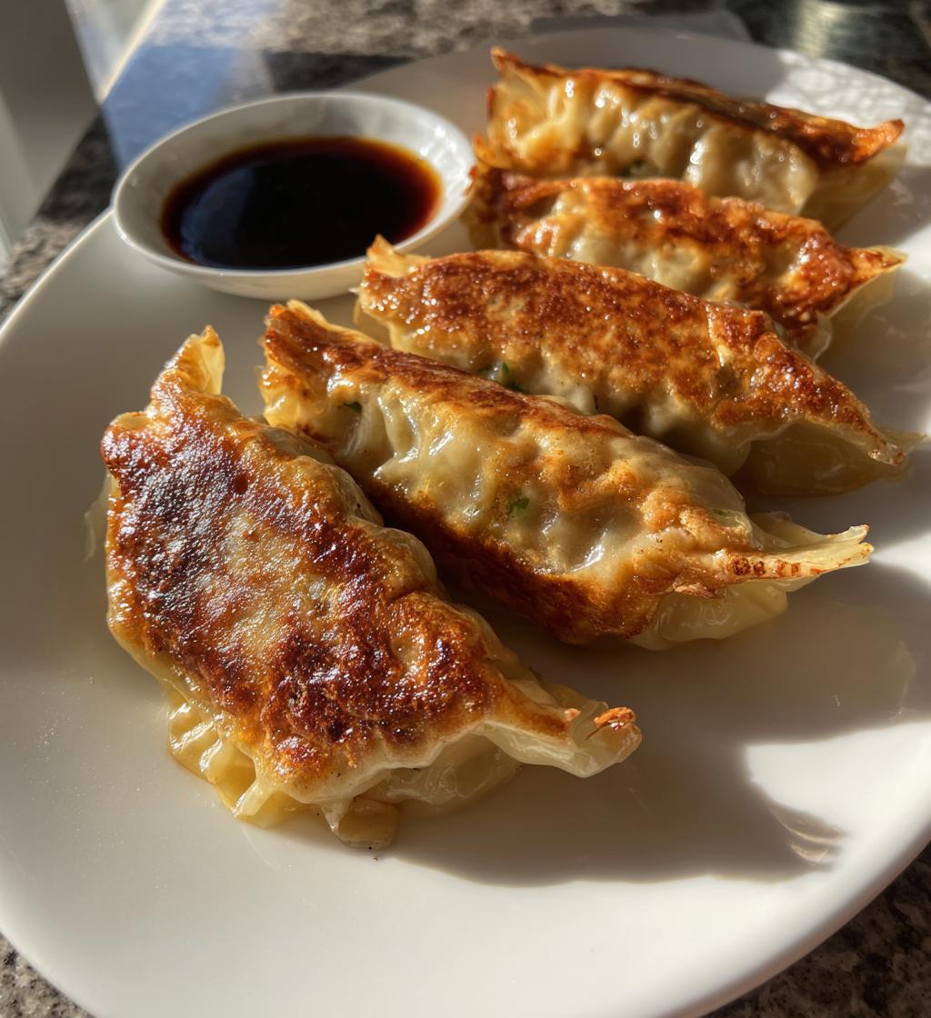 Japanese Gyoza (Chicken and Ginger) - detail 1