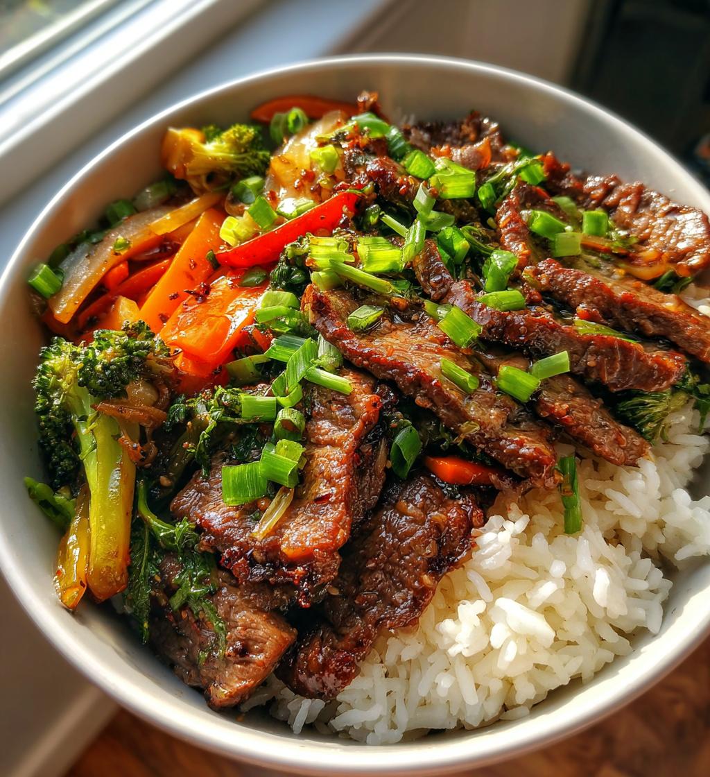 Korean Bulgogi Beef Bowls - detail 1