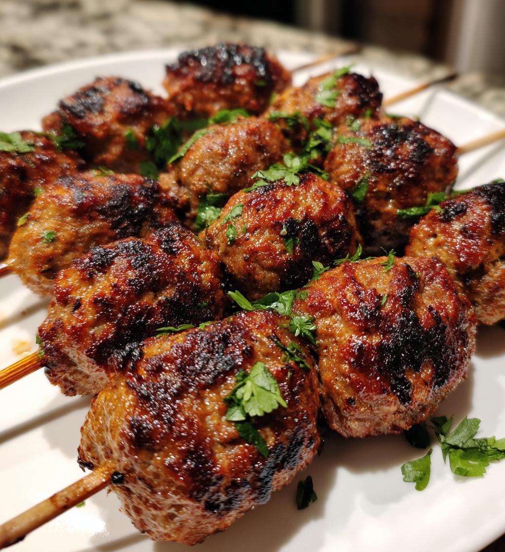 Lamb Kofta Skewers - detail 1