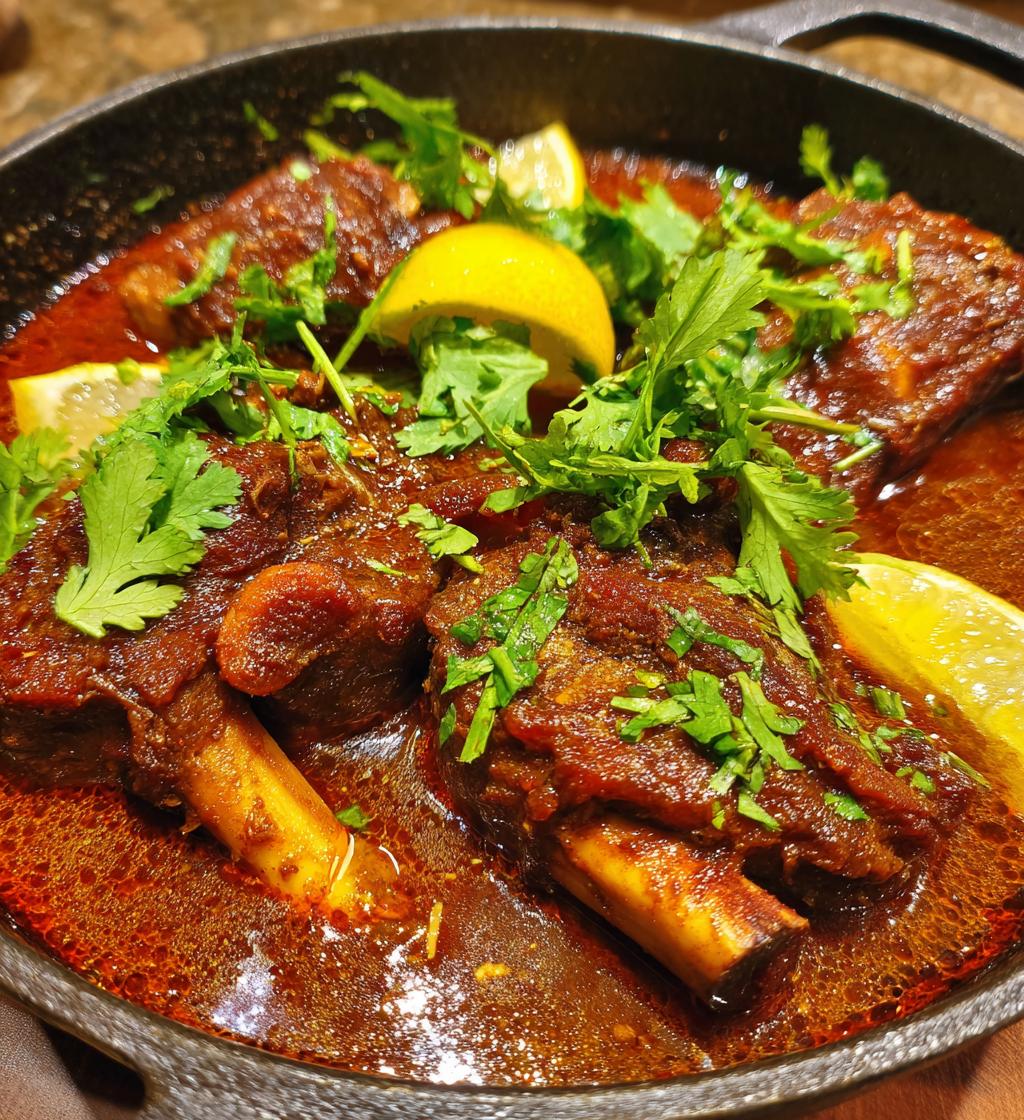 Lamb Shank Nihari (Spicy stew) - detail 1