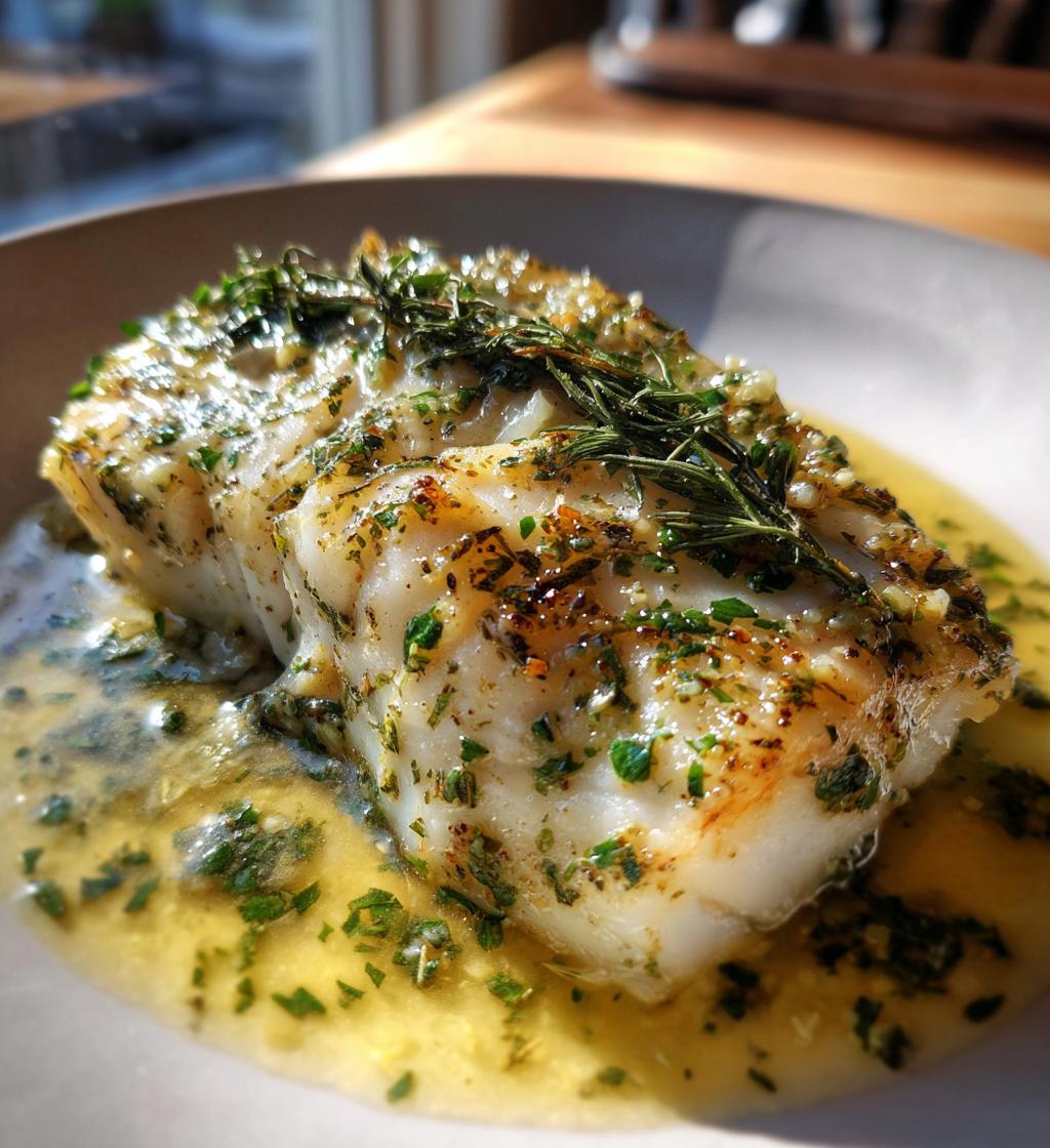 Lemon Herb Butter Baked Cod - detail 1