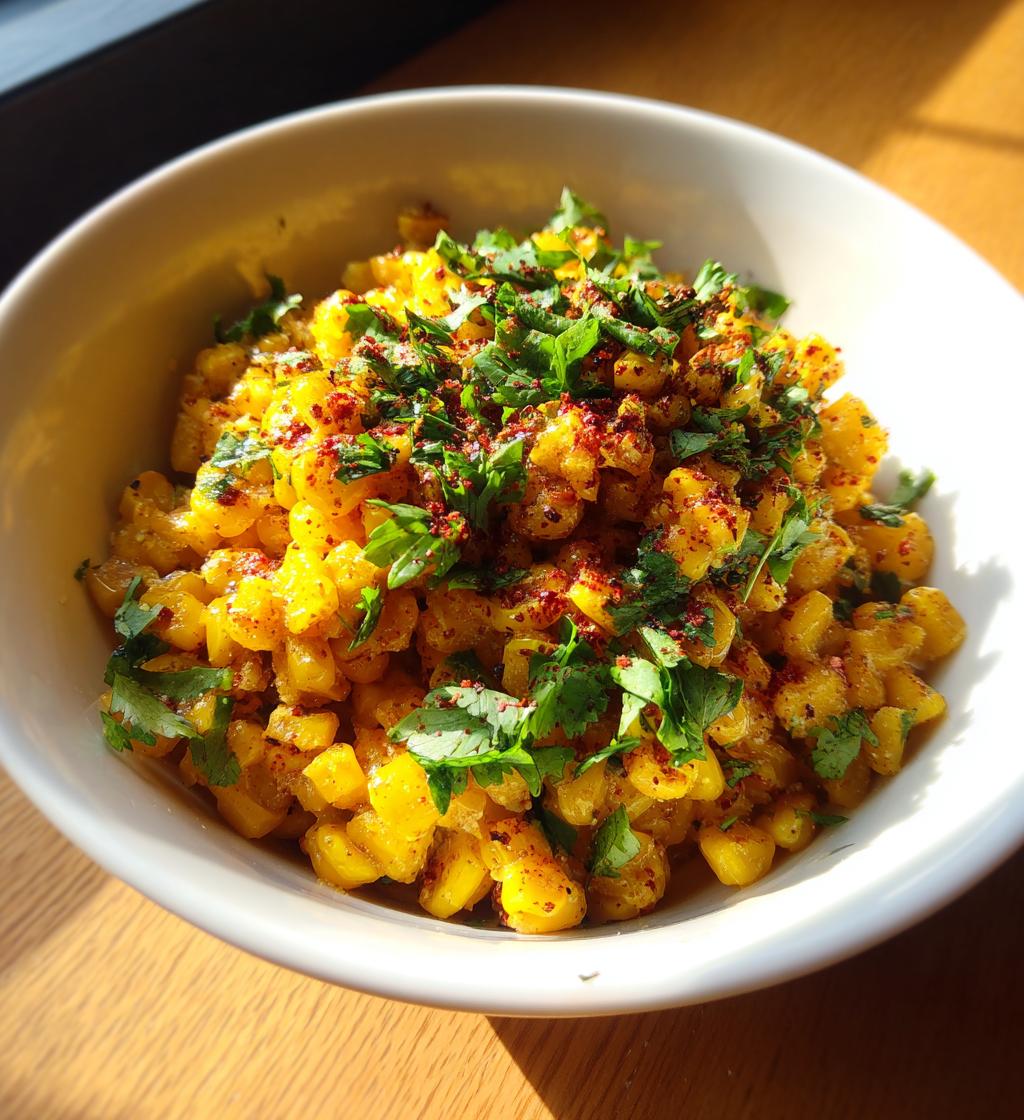 Masala Corn (Spicy Indian Street Corn) - detail 1