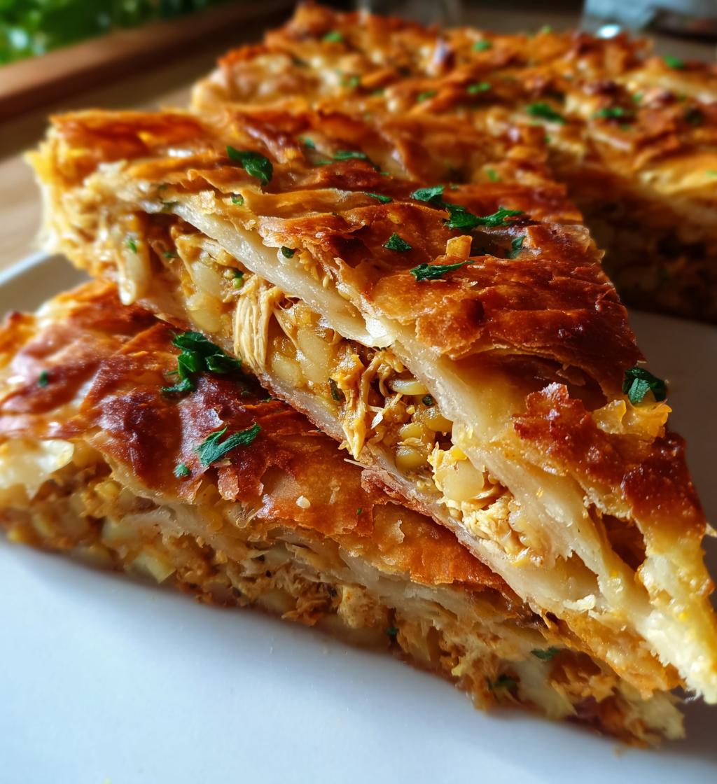 Moroccan Trid (Shredded pastry with lentils and chicken) - detail 1