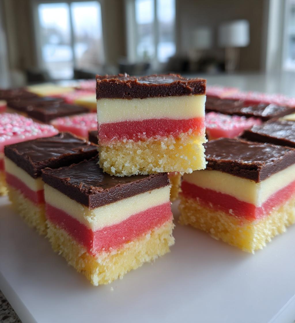 Neapolitan Sugar Cookie Bars - detail 1