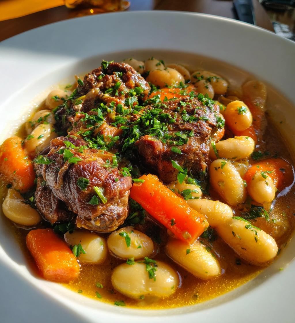 Oxtail Stew with Butter Beans - detail 1