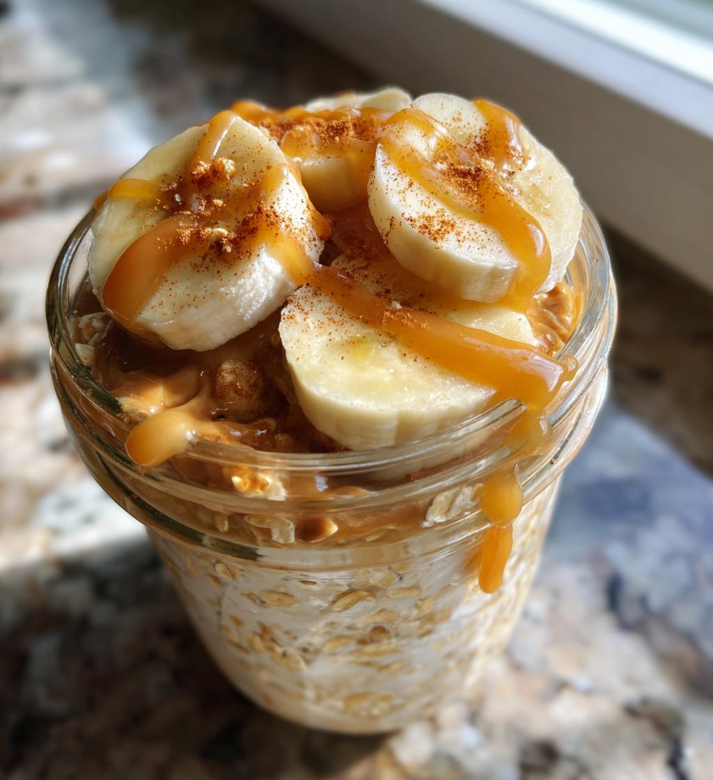 Peanut Butter Banana Overnight Oats - detail 1
