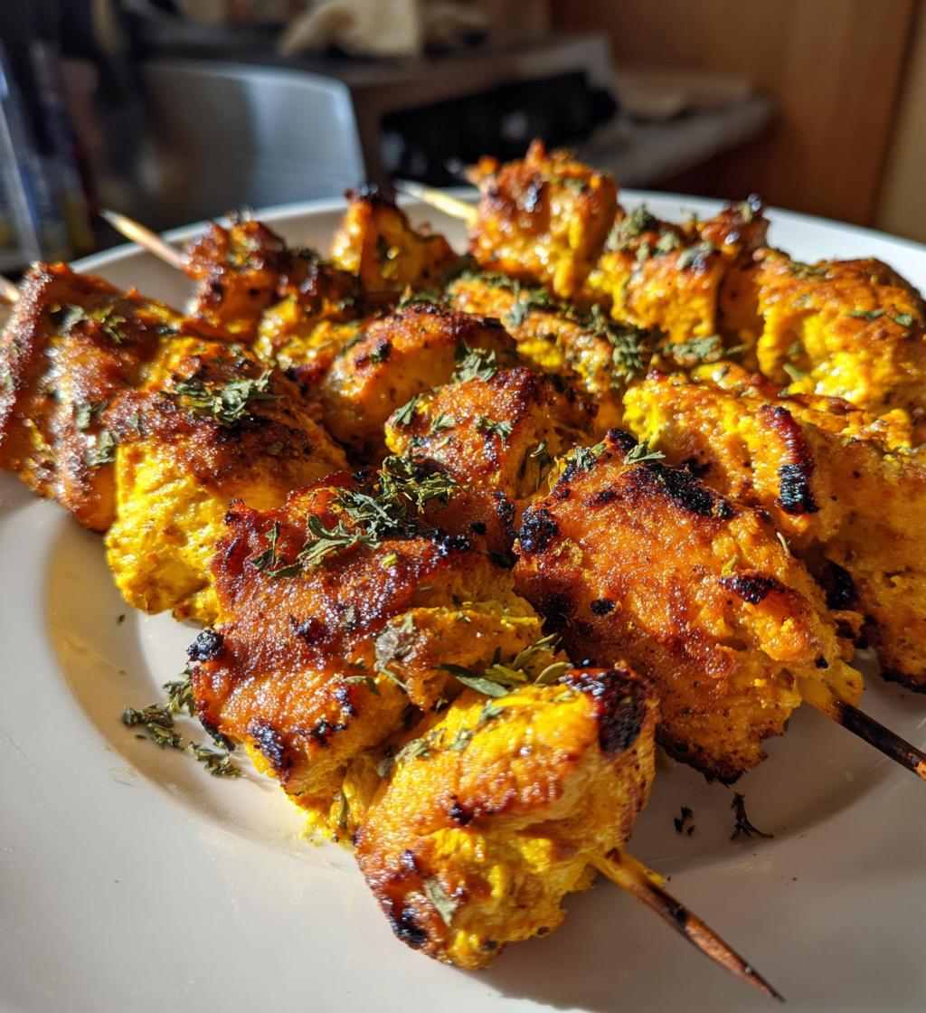 Persian Saffron Chicken (Joojeh Kabab) - detail 1