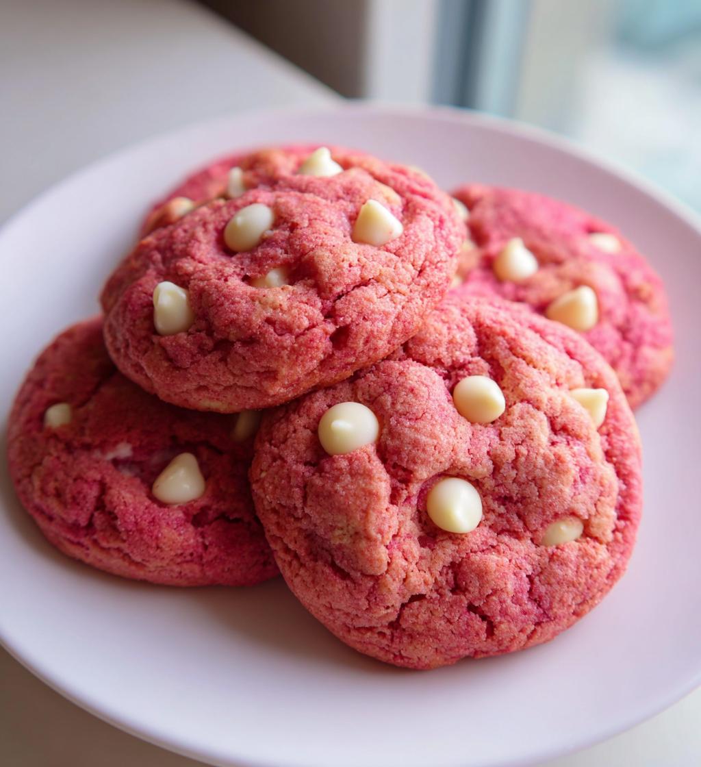 Pink White Chocolate Sugar Cookies - detail 1