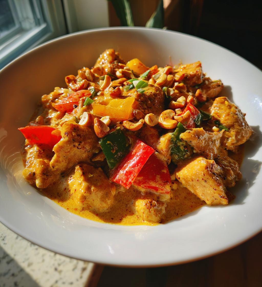 Poulet Aux Noix (Haitian Chicken with Cashews) - detail 1